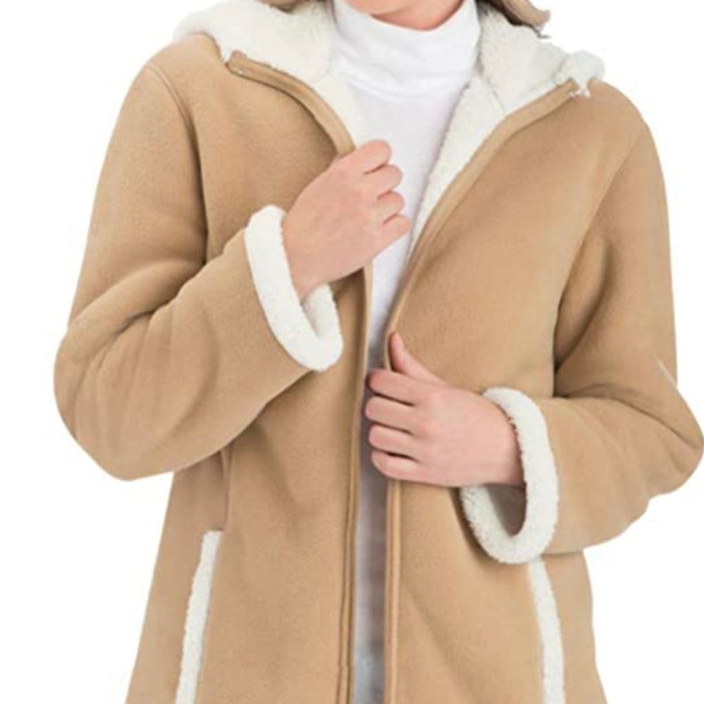 New York Co.  White Faux Fur Coat